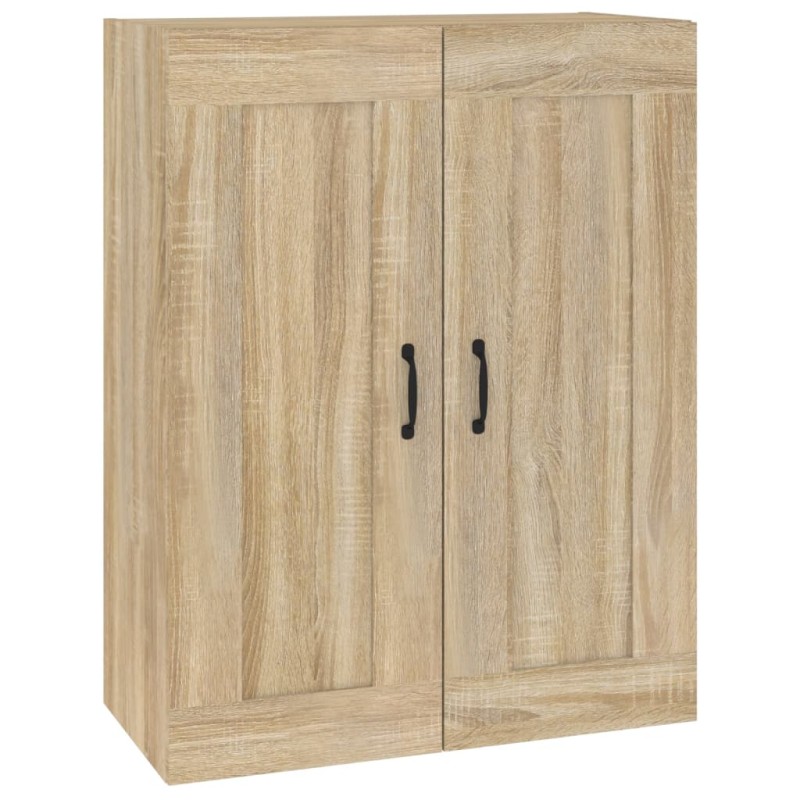 vidaXL Ντουλάπι Τοίχου Κρεμαστό Sonoma Δρυς 69,5 x 32,5 x 90 εκ.