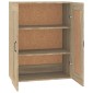 vidaXL Ντουλάπι Τοίχου Κρεμαστό Sonoma Δρυς 69,5 x 32,5 x 90 εκ.