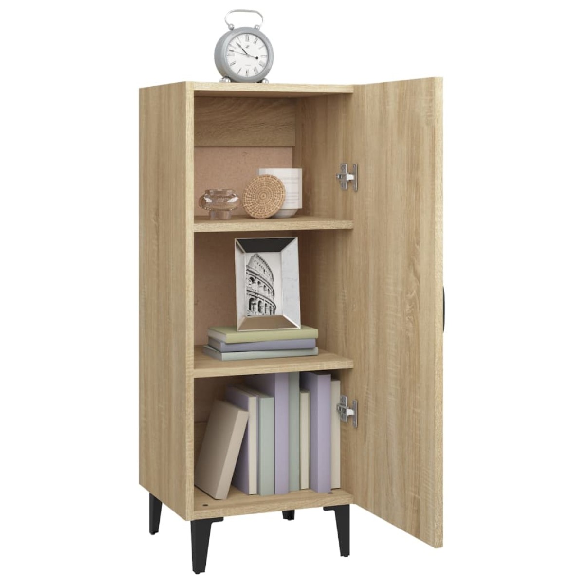 vidaXL Ντουλάπι Sonoma Δρυς 34,5x34x90 εκ. από Επεξεργασμένο Ξύλο