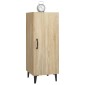vidaXL Ντουλάπι Sonoma Δρυς 34,5x34x90 εκ. από Επεξεργασμένο Ξύλο