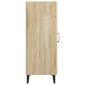 vidaXL Ντουλάπι Sonoma Δρυς 34,5x34x90 εκ. από Επεξεργασμένο Ξύλο