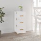 vidaXL Ντουλάπι Λευκό 34,5 x 34 x 90 εκ. από Επεξεργασμένο Ξύλο
