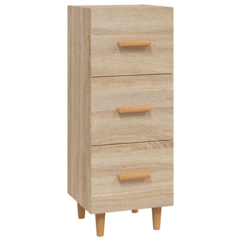 vidaXL Ντουλάπι Sonoma Δρυς 34,5x34x90 εκ. από Επεξεργασμένο Ξύλο