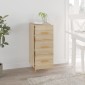 vidaXL Ντουλάπι Sonoma Δρυς 34,5x34x90 εκ. από Επεξεργασμένο Ξύλο