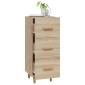 vidaXL Ντουλάπι Sonoma Δρυς 34,5x34x90 εκ. από Επεξεργασμένο Ξύλο