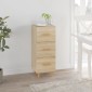 vidaXL Ντουλάπι Sonoma Δρυς 34,5x34x90 εκ. από Επεξεργασμένο Ξύλο
