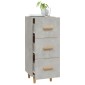 vidaXL Ντουλάπι Γκρι Σκυροδέματος 34,5x34x90 εκ. Επεξεργασμένο Ξύλο