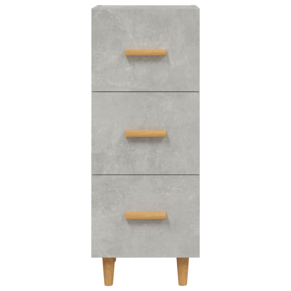 vidaXL Ντουλάπι Γκρι Σκυροδέματος 34,5x34x90 εκ. Επεξεργασμένο Ξύλο