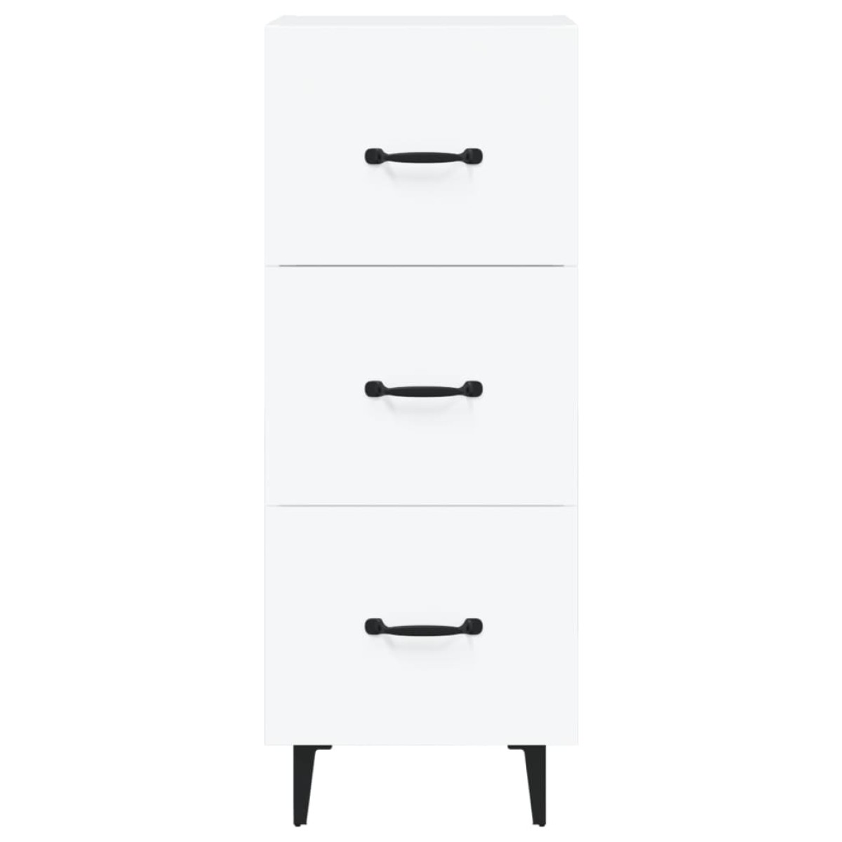 vidaXL Ντουλάπι Λευκό 34,5 x 34 x 90 εκ. από Επεξεργασμένο Ξύλο