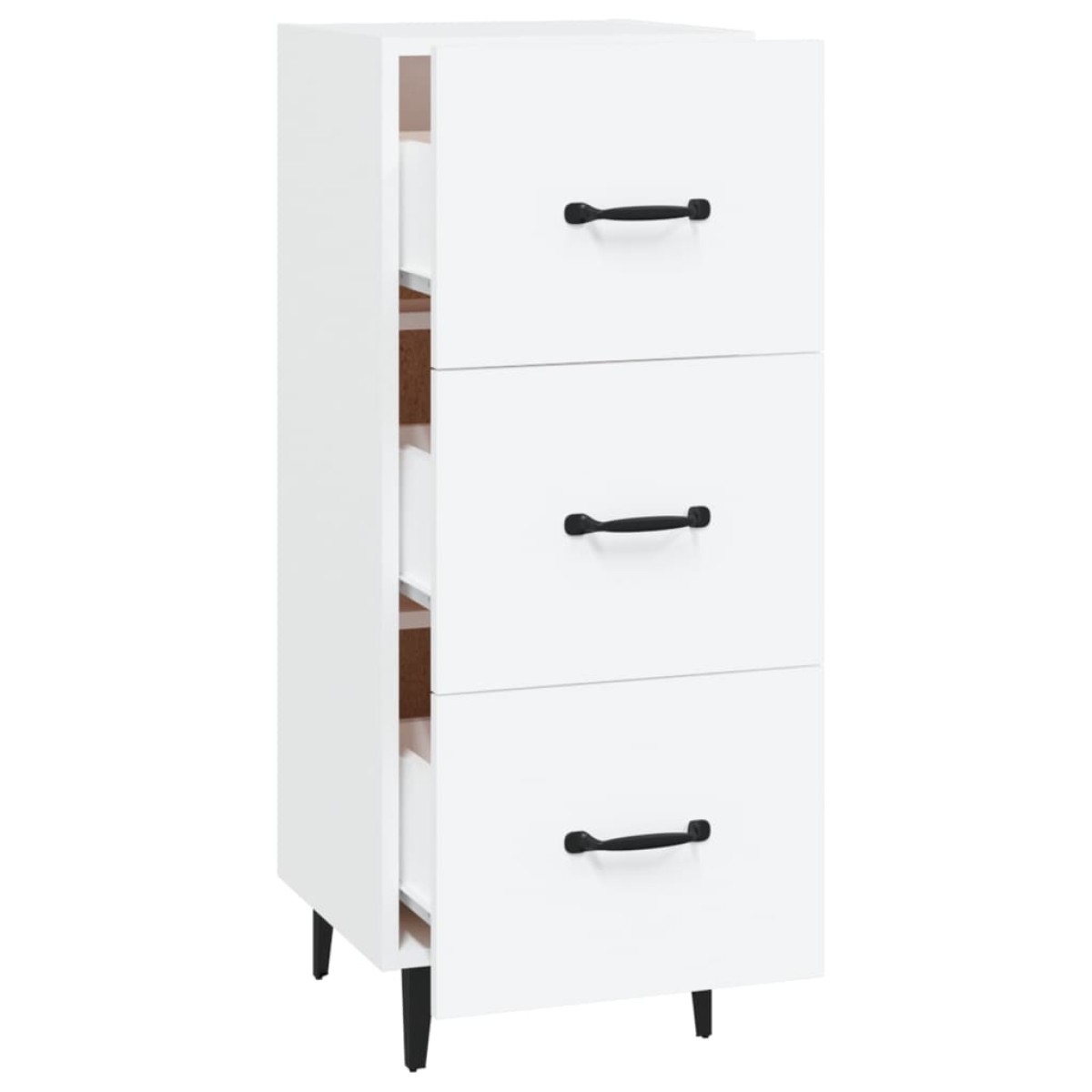 vidaXL Ντουλάπι Λευκό 34,5 x 34 x 90 εκ. από Επεξεργασμένο Ξύλο