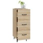 vidaXL Ντουλάπι Sonoma Δρυς 34,5x34x90 εκ. από Επεξεργασμένο Ξύλο