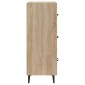 vidaXL Ντουλάπι Sonoma Δρυς 34,5x34x90 εκ. από Επεξεργασμένο Ξύλο