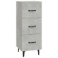 vidaXL Ντουλάπι Γκρι Σκυροδέματος 34,5x34x90 εκ. Επεξεργασμένο Ξύλο