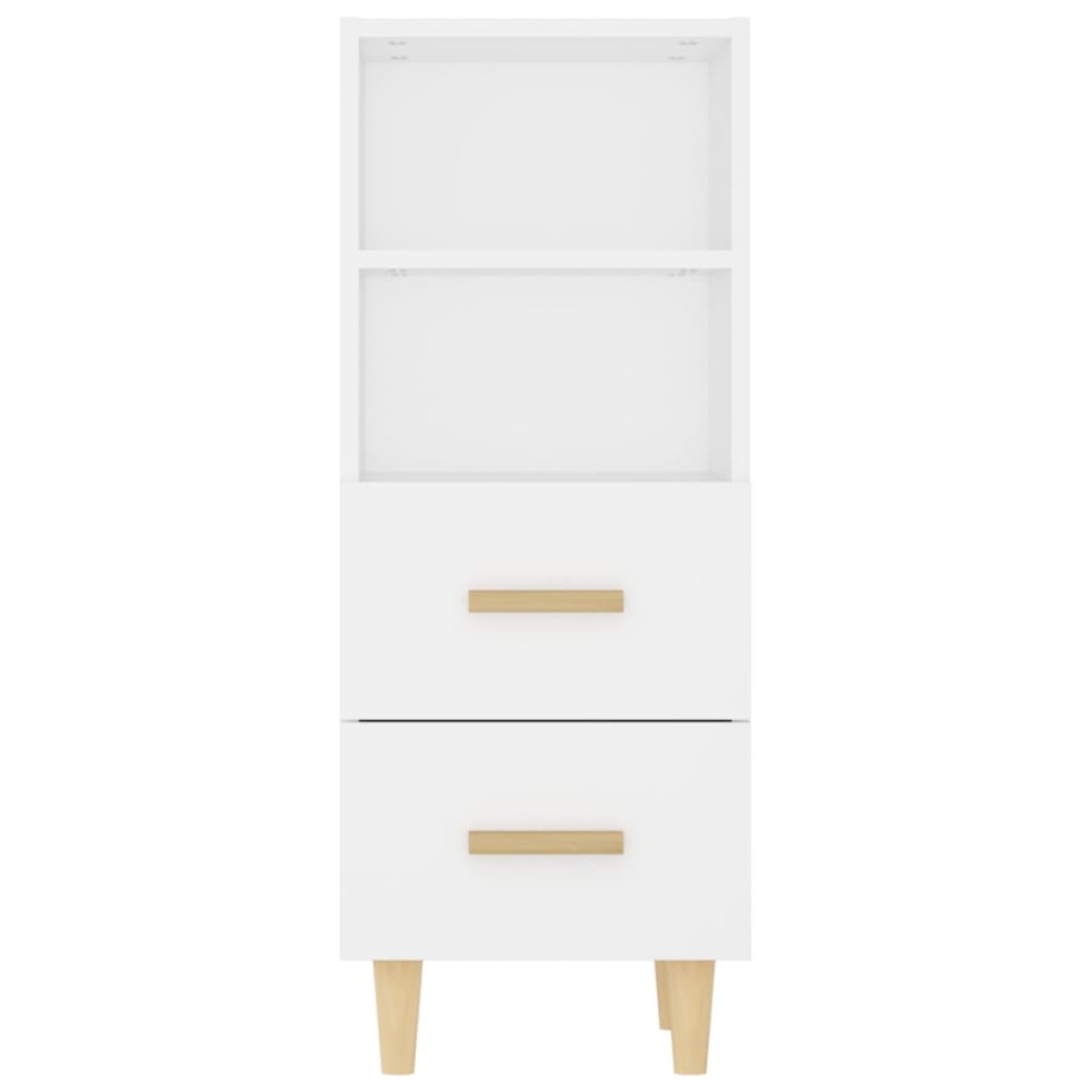 vidaXL Ντουλάπι Λευκό 34,5 x 34 x 90 εκ. από Επεξεργασμένο Ξύλο