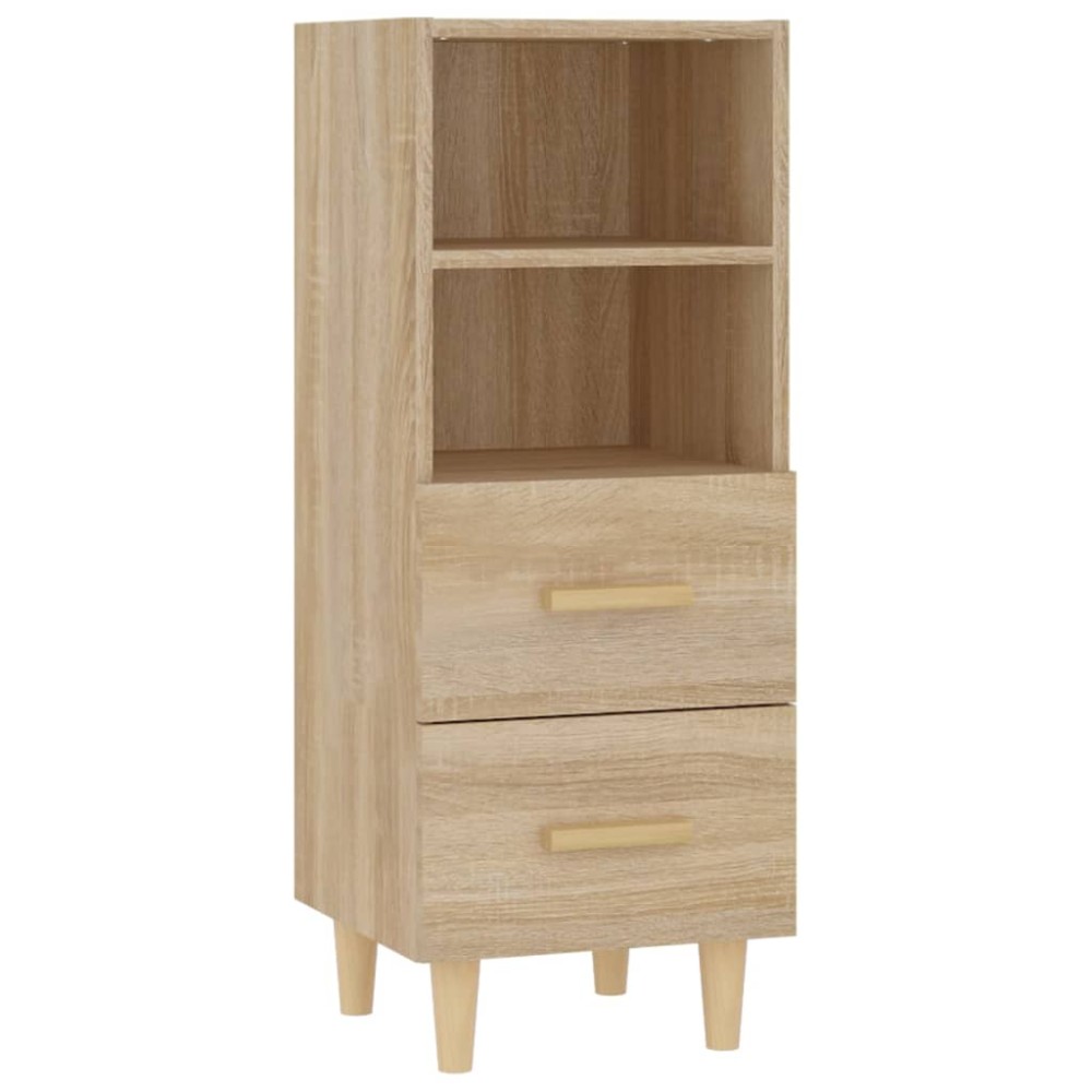 vidaXL Ντουλάπι Sonoma Δρυς 34,5x34x90 εκ. από Επεξεργασμένο Ξύλο