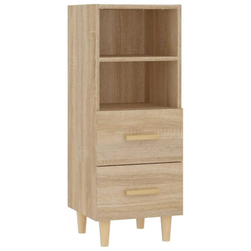 vidaXL Ντουλάπι Sonoma Δρυς 34,5x34x90 εκ. από Επεξεργασμένο Ξύλο
