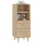 vidaXL Ντουλάπι Sonoma Δρυς 34,5x34x90 εκ. από Επεξεργασμένο Ξύλο