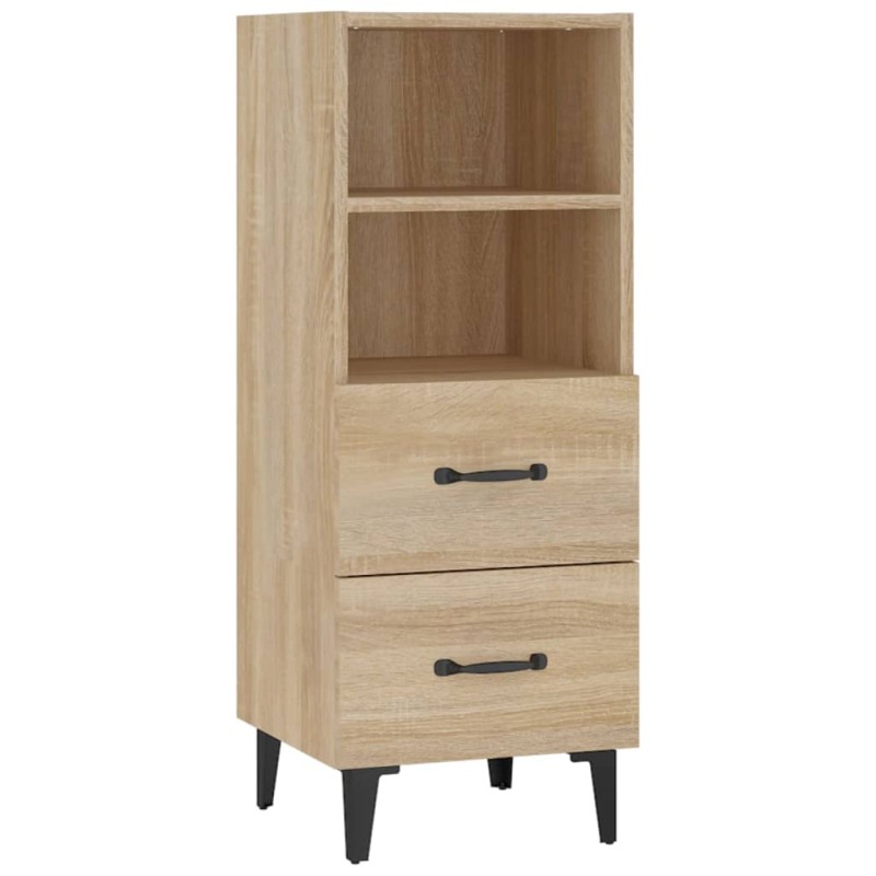 vidaXL Ντουλάπι Sonoma Δρυς 34,5x34x90 εκ. από Επεξεργασμένο Ξύλο