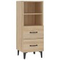 vidaXL Ντουλάπι Sonoma Δρυς 34,5x34x90 εκ. από Επεξεργασμένο Ξύλο