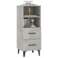 vidaXL Ντουλάπι Γκρι Σκυροδέματος 34,5x34x90 εκ. Επεξεργασμένο Ξύλο