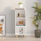 vidaXL Ντουλάπι Λευκό 34,5x32,5x90 εκ. από Επεξεργασμένο Ξύλο