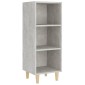 vidaXL Ντουλάπι Γκρι Σκυροδέματος 34,5x32,5x90 εκ. Επεξεργασμένο Ξύλο