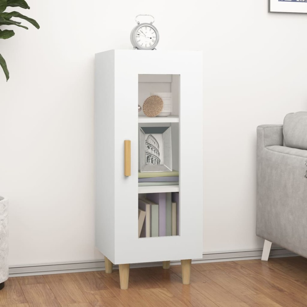 vidaXL Ντουλάπι Λευκό 34,5 x 34 x 90 εκ. από Επεξεργασμένο Ξύλο
