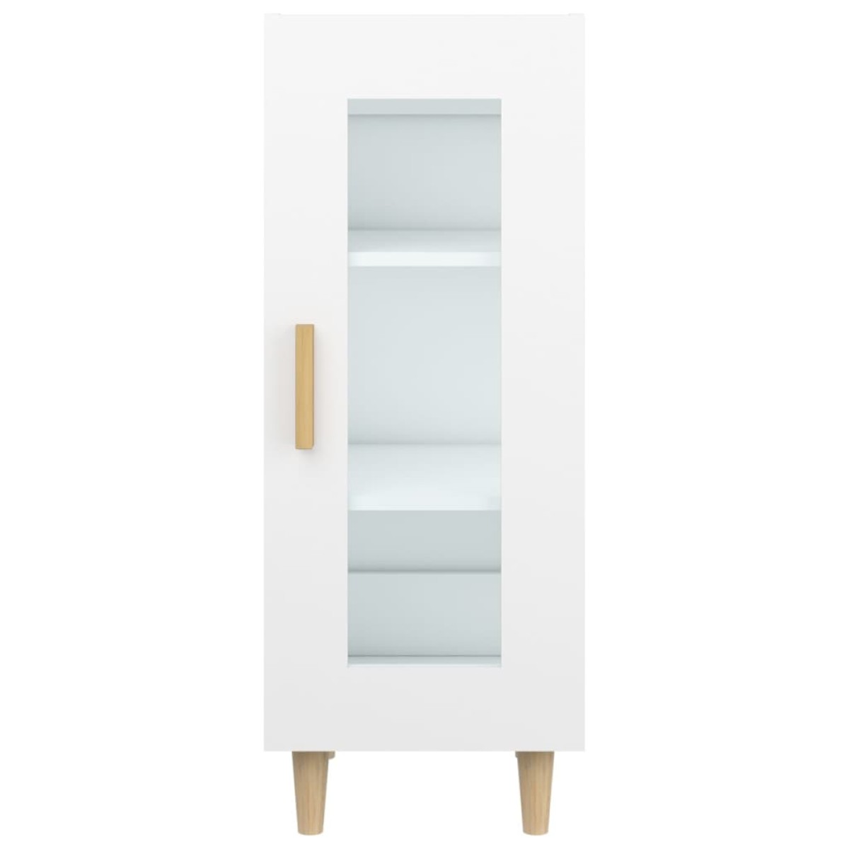 vidaXL Ντουλάπι Λευκό 34,5 x 34 x 90 εκ. από Επεξεργασμένο Ξύλο