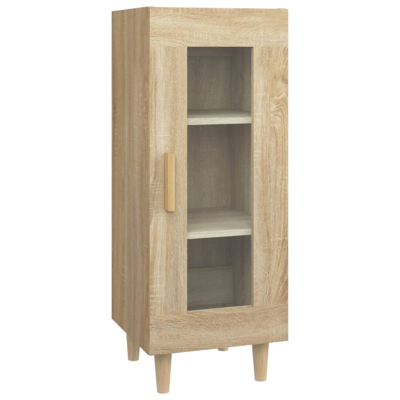 vidaXL Ντουλάπι Sonoma Δρυς 34,5x34x90 εκ. από Επεξεργασμένο Ξύλο
