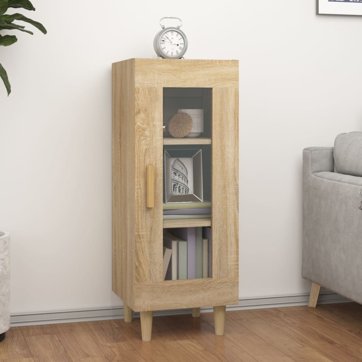 vidaXL Ντουλάπι Sonoma Δρυς 34,5x34x90 εκ. από Επεξεργασμένο Ξύλο