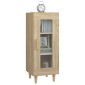 vidaXL Ντουλάπι Sonoma Δρυς 34,5x34x90 εκ. από Επεξεργασμένο Ξύλο