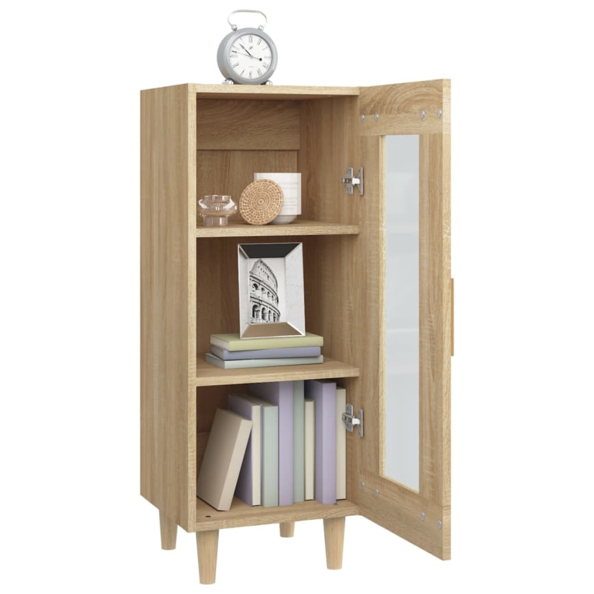 vidaXL Ντουλάπι Sonoma Δρυς 34,5x34x90 εκ. από Επεξεργασμένο Ξύλο