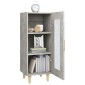vidaXL Ντουλάπι Γκρι Σκυροδέματος 34,5x34x90 εκ. Επεξεργασμένο Ξύλο