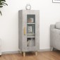 vidaXL Ντουλάπι Γκρι Σκυροδέματος 34,5x34x90 εκ. Επεξεργασμένο Ξύλο
