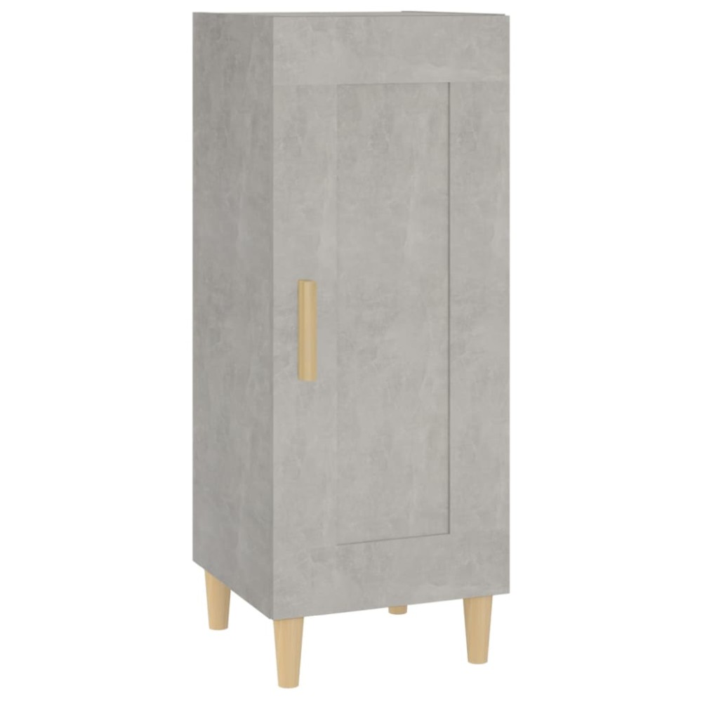 vidaXL Ντουλάπι Γκρι Σκυροδέματος 34,5x34x90 εκ. Επεξεργασμένο Ξύλο