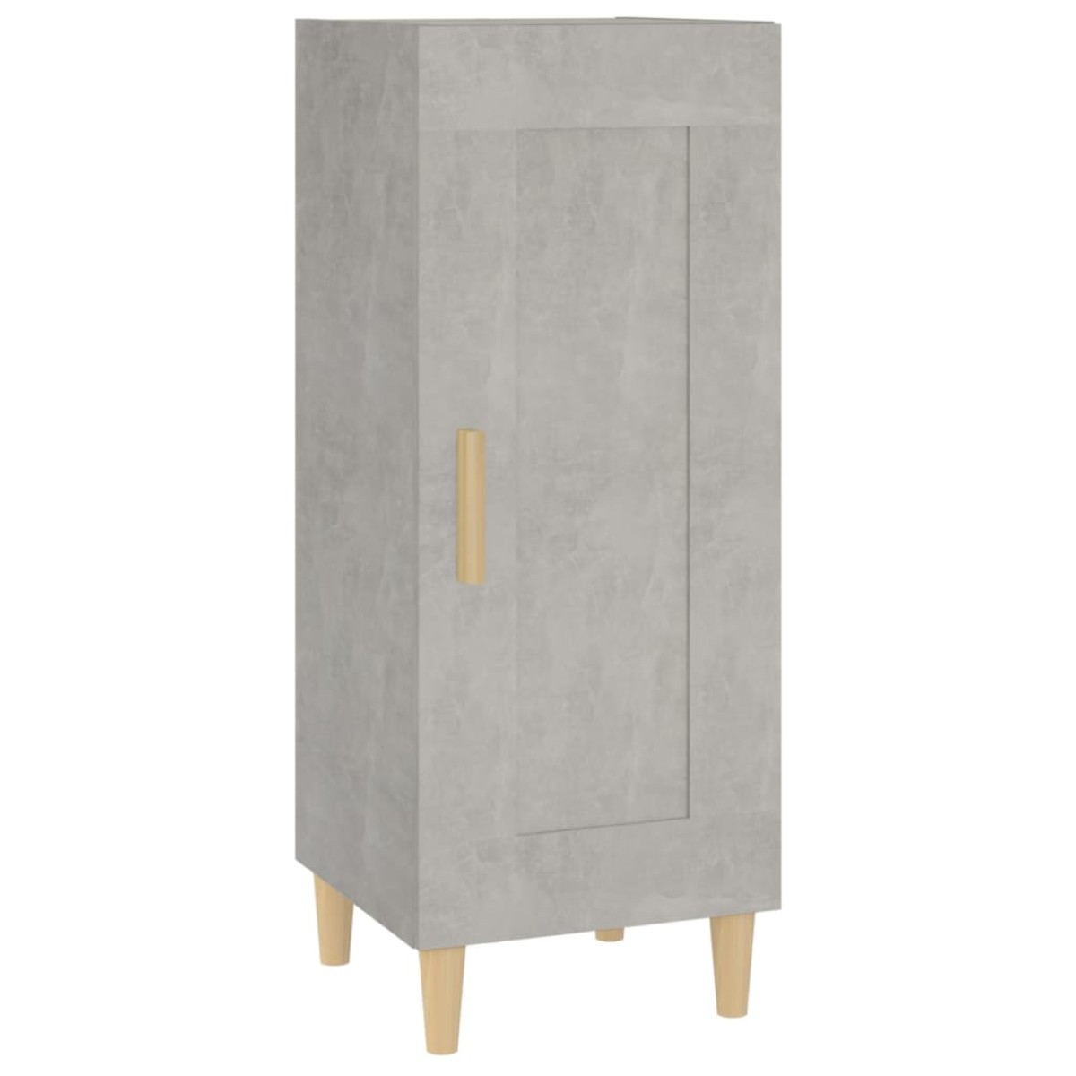 vidaXL Ντουλάπι Γκρι Σκυροδέματος 34,5x34x90 εκ. Επεξεργασμένο Ξύλο