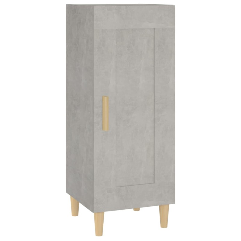 vidaXL Ντουλάπι Γκρι Σκυροδέματος 34,5x34x90 εκ. Επεξεργασμένο Ξύλο