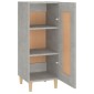 vidaXL Ντουλάπι Γκρι Σκυροδέματος 34,5x34x90 εκ. Επεξεργασμένο Ξύλο