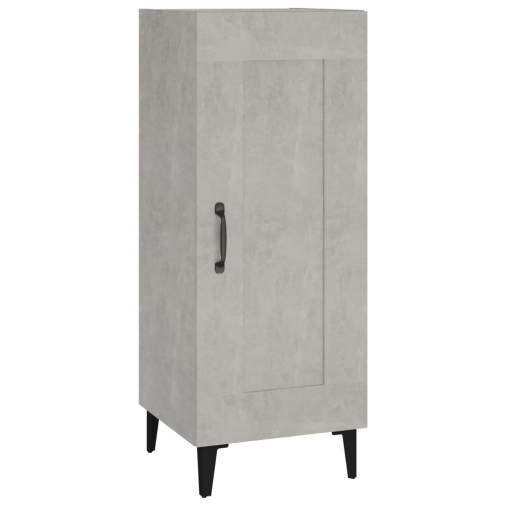 vidaXL Ντουλάπι Γκρι Σκυροδέματος 34,5x34x90 εκ. Επεξεργασμένο Ξύλο