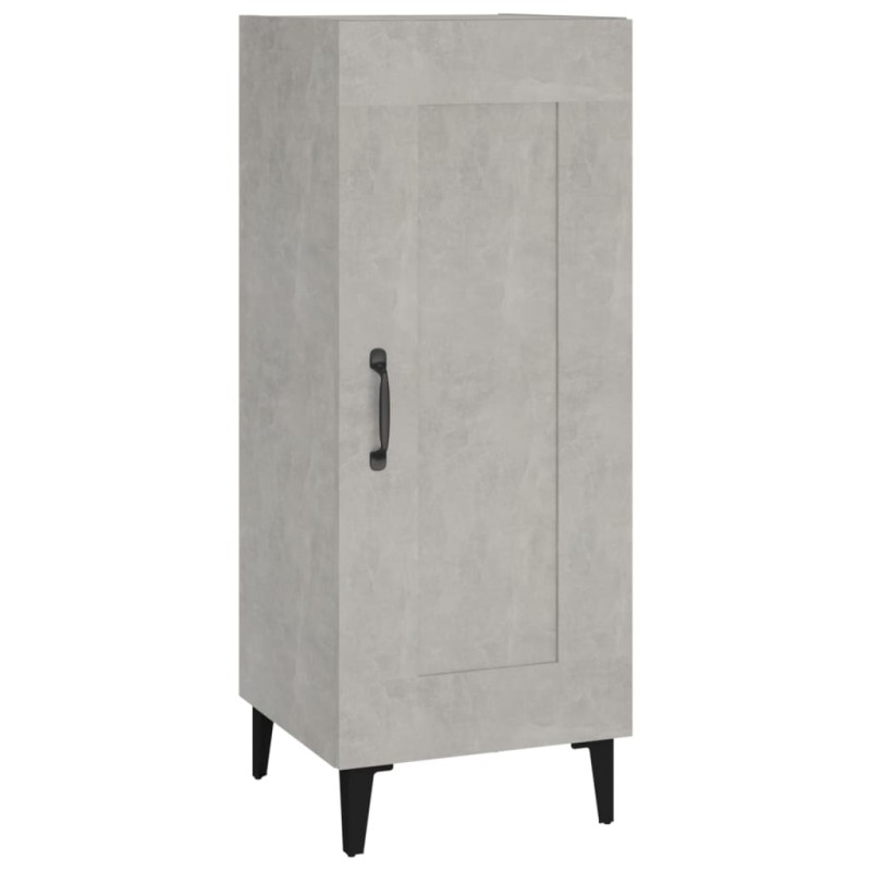vidaXL Ντουλάπι Γκρι Σκυροδέματος 34,5x34x90 εκ. Επεξεργασμένο Ξύλο