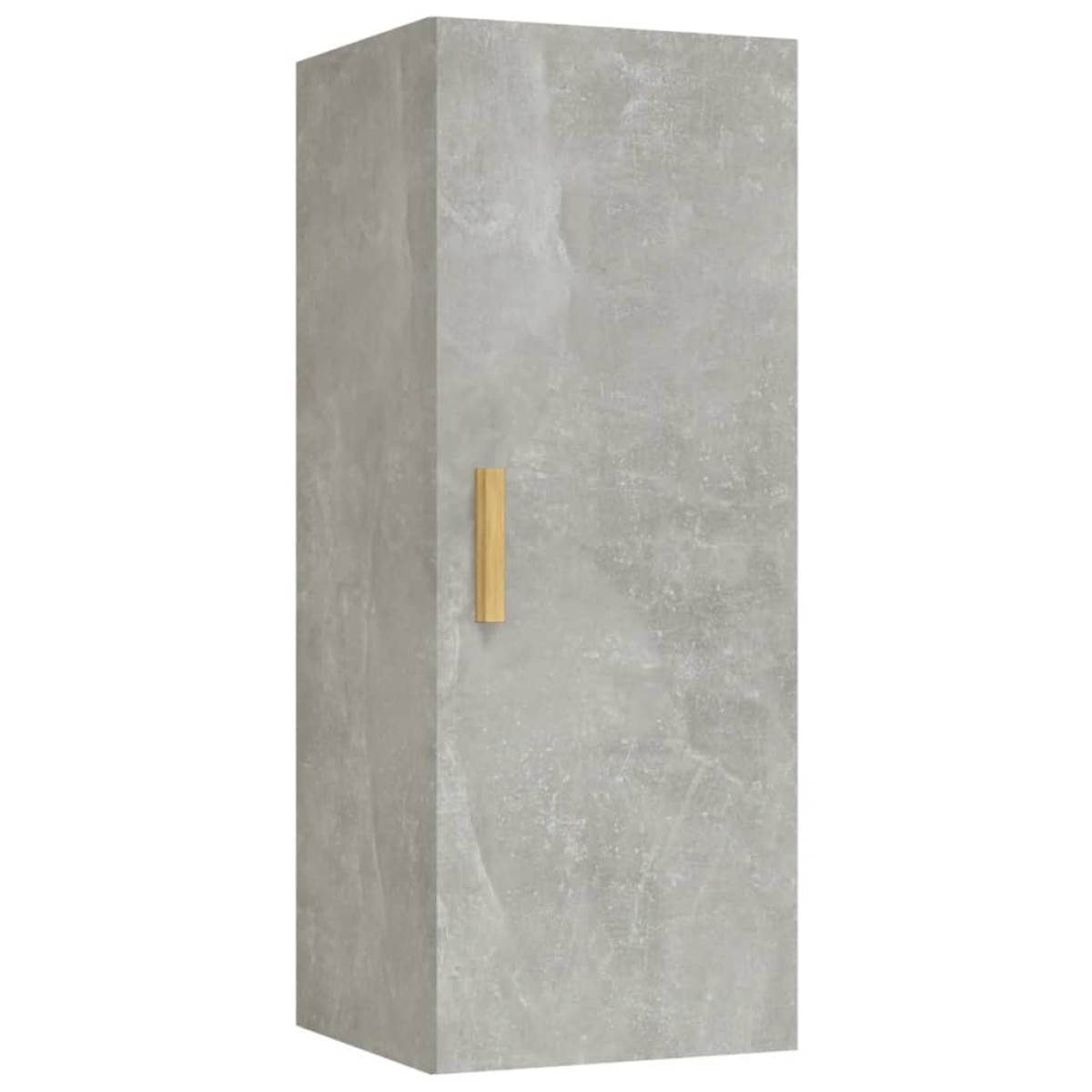 vidaXL Ντουλάπι Τοίχου Γκρι Σκυρ. 34,5x34x90 εκ. Επεξεργασμένο Ξύλο