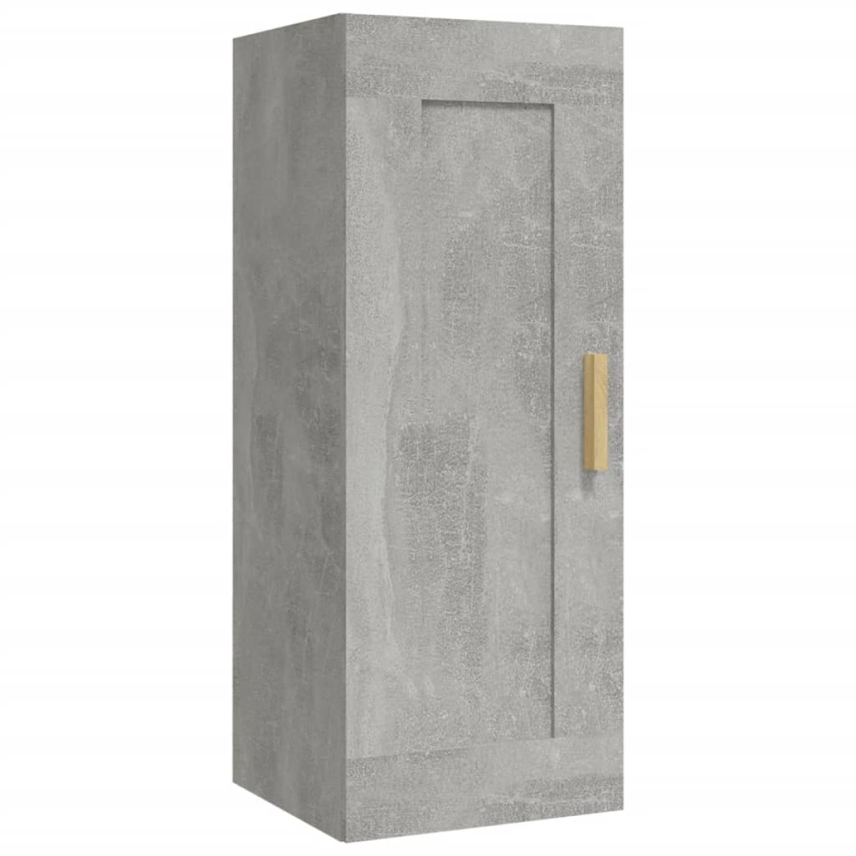 vidaXL Ντουλάπι Τοίχου Γκρι Σκυρ. 35x34x90 εκ. Επεξεργασμένο Ξύλο