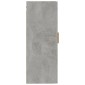 vidaXL Ντουλάπι Τοίχου Γκρι Σκυρ. 35x34x90 εκ. Επεξεργασμένο Ξύλο
