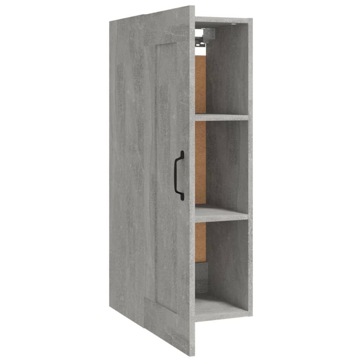 vidaXL Ντουλάπι Κρεμαστό Γκρι Σκυροδέματος 35x34x90 εκ. Επεξ. Ξύλο
