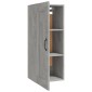 vidaXL Ντουλάπι Κρεμαστό Γκρι Σκυροδέματος 35x34x90 εκ. Επεξ. Ξύλο
