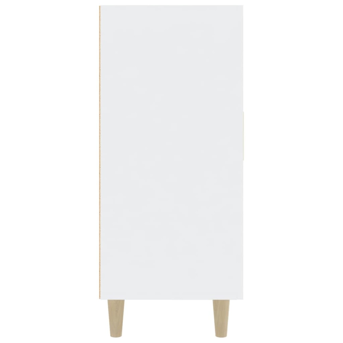 vidaXL Μπουφές Λευκός 90 x 34 x 80 εκ. από Επεξεργασμένο Ξύλο