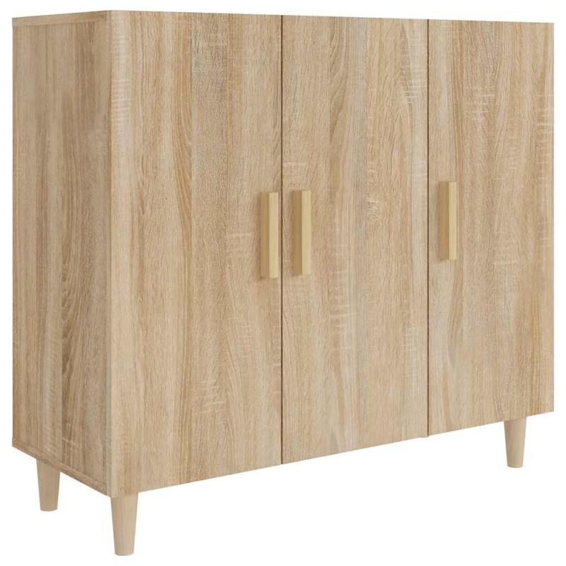 vidaXL Ντουλάπι Sonoma δρυς 90x34x80 εκ. Επεξεργασμένο Ξύλο