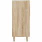 vidaXL Ντουλάπι Sonoma δρυς 90x34x80 εκ. Επεξεργασμένο Ξύλο