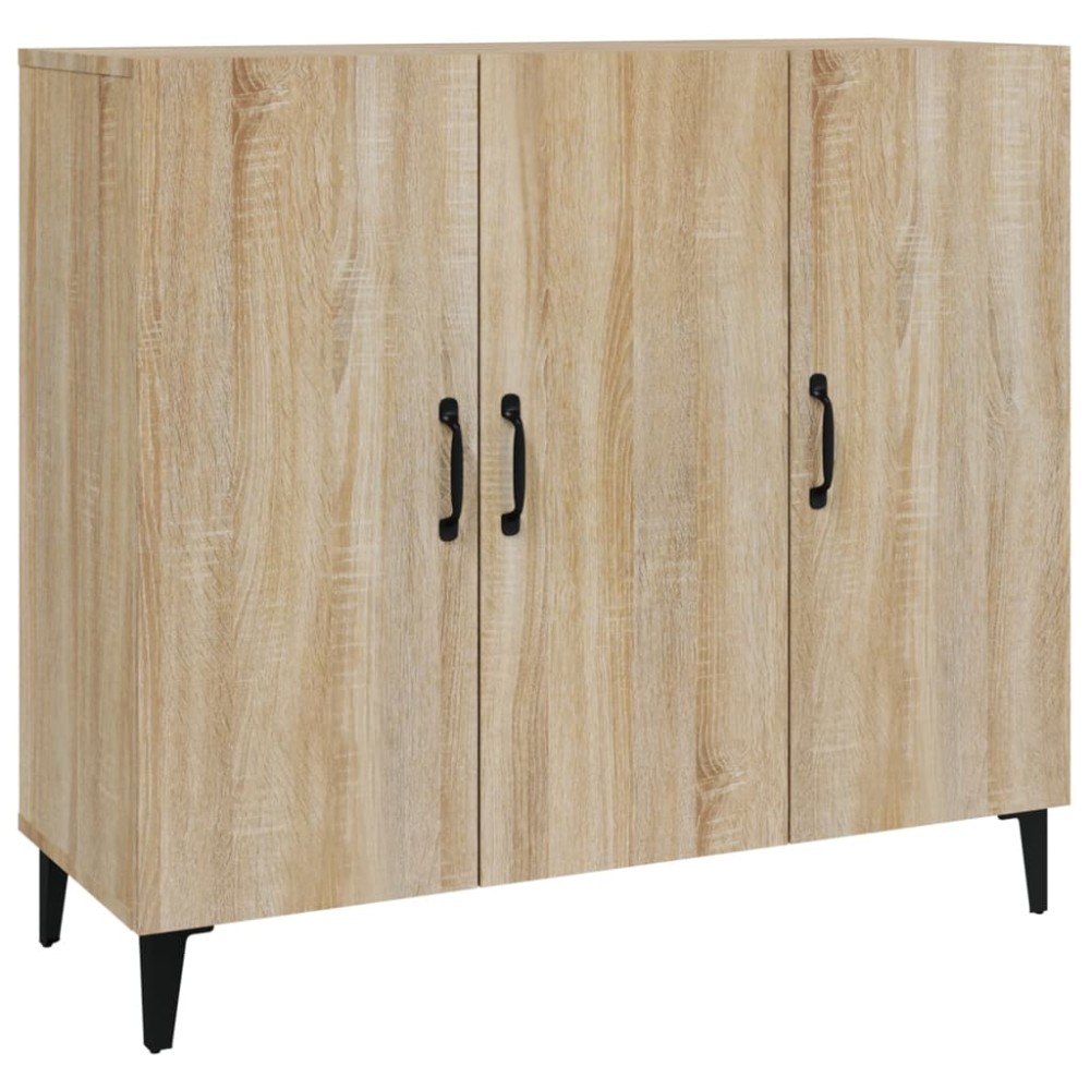 vidaXL Ντουλάπι Sonoma δρυς 90x34x80 εκ. Επεξεργασμένο Ξύλο