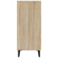 vidaXL Ντουλάπι Sonoma δρυς 90x34x80 εκ. Επεξεργασμένο Ξύλο